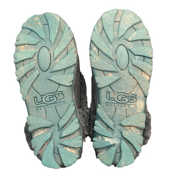 UGG Coquette Slipper Shoes Shearling Lined Sheepskin Mule Clog Teal Women’s 7 - Picture 4 of 7